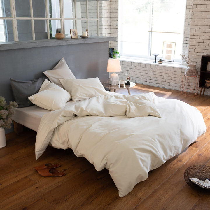 掛け布団カバーFabtheHomeシングルコットンビエラ綿100％洗濯機OK