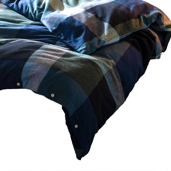 掛け布団カバーFabtheHomeダブルノクターンふんわり起毛綿100％