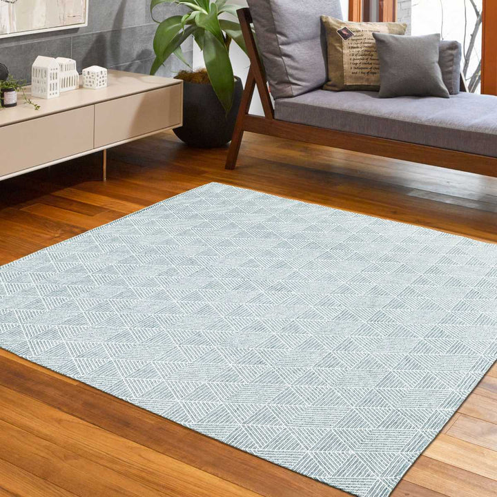 ラグ洗えるジャガード織り180×180cmアリスホットカーペット対応