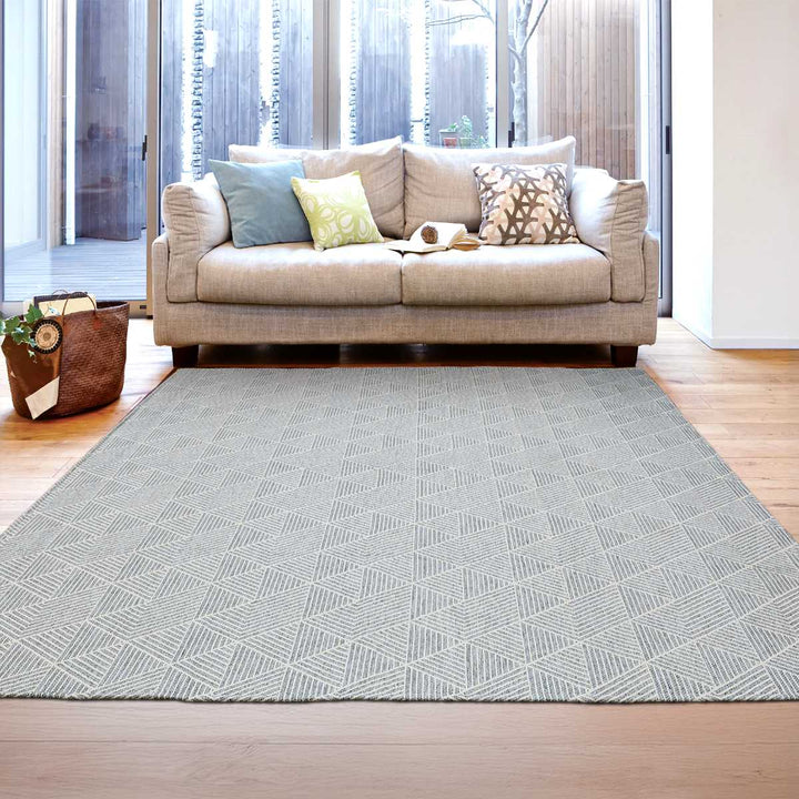 ラグ洗えるジャガード織り180×180cmアリスホットカーペット対応