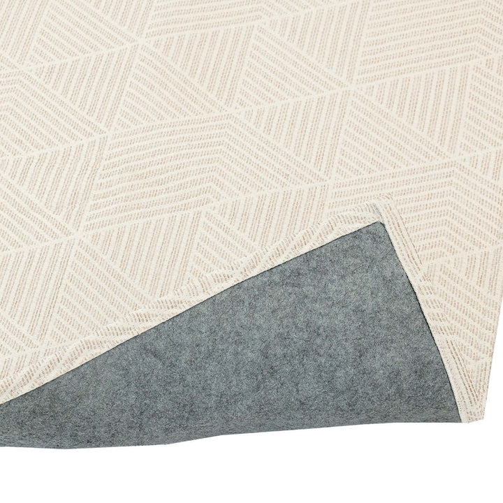 ラグ洗えるジャガード織り240×240cmアリスホットカーペット対応