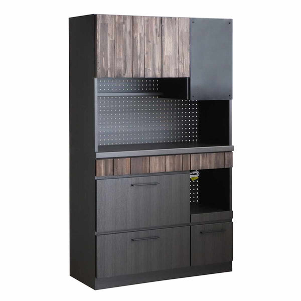 食器棚RESEAタイプ幅104.7cm天然木日本製アカシア