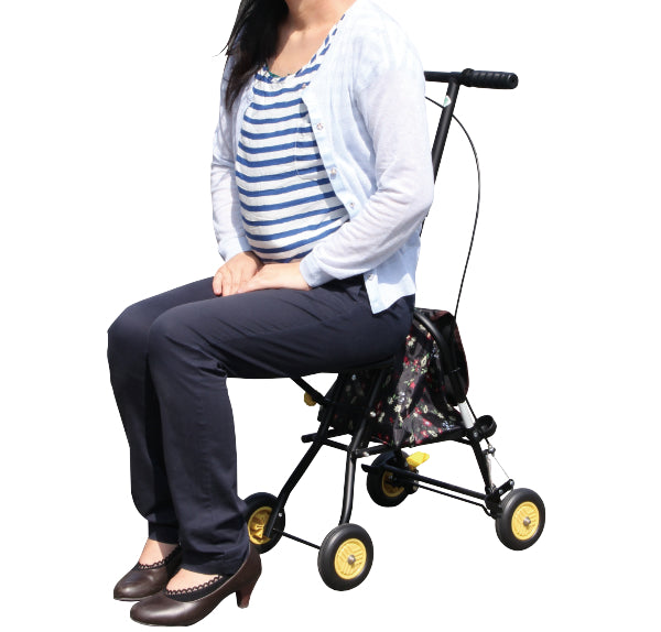 シルバーカーコンパクトタイププチカコンパクト座れる幸和製作所おしゃれ