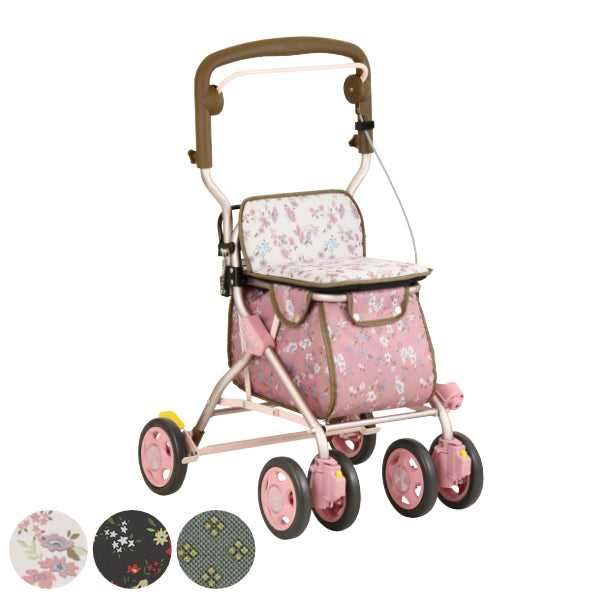 シルバーカーミドルタイプルーティSコンパクト座れる幸和製作所おしゃれ