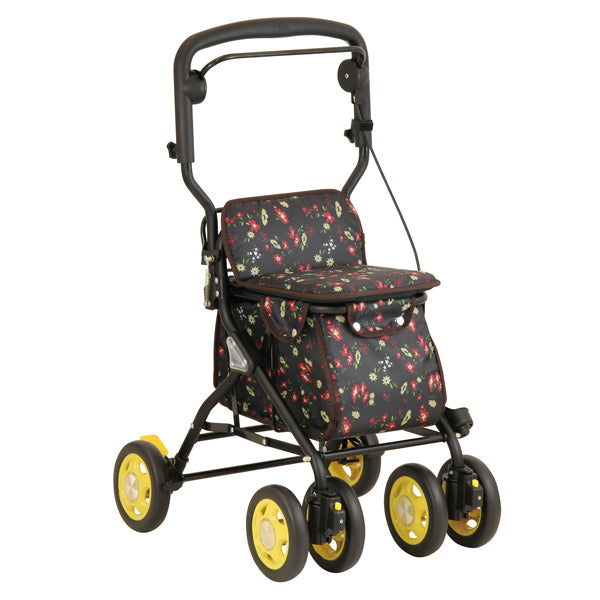 シルバーカーミドルタイプルーティSコンパクト座れる幸和製作所おしゃれ