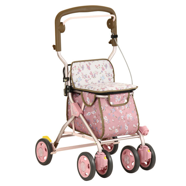 シルバーカーミドルタイプルーティSコンパクト座れる幸和製作所おしゃれ