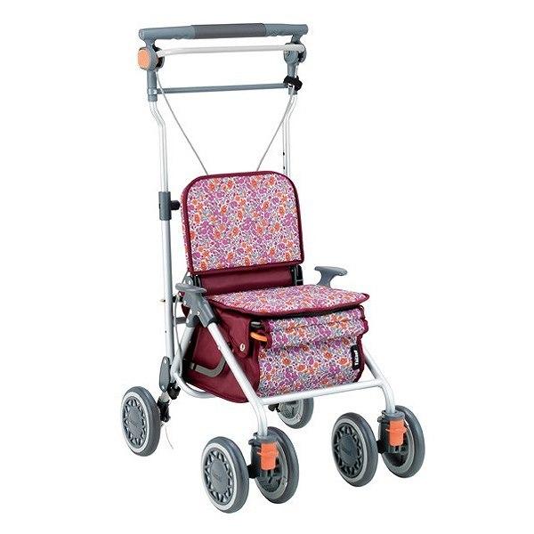 シルバーカーミドルタイプカゴノアMコンパクト座れる幸和製作所