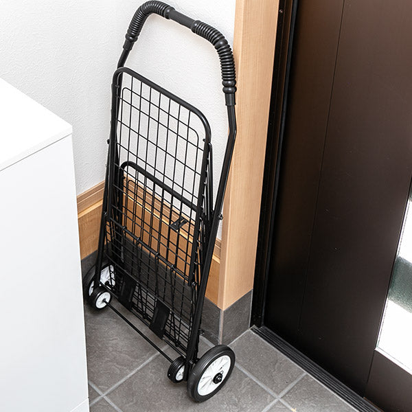 ショッピングカート折りたたみ4輪大容量おしゃれシンプルキャリーカート
