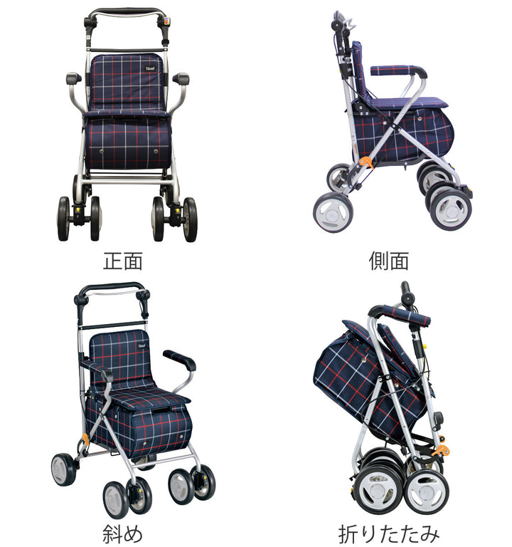 シルバーカースタンダードタイプテイコブコンパクト座れる幸和製作所