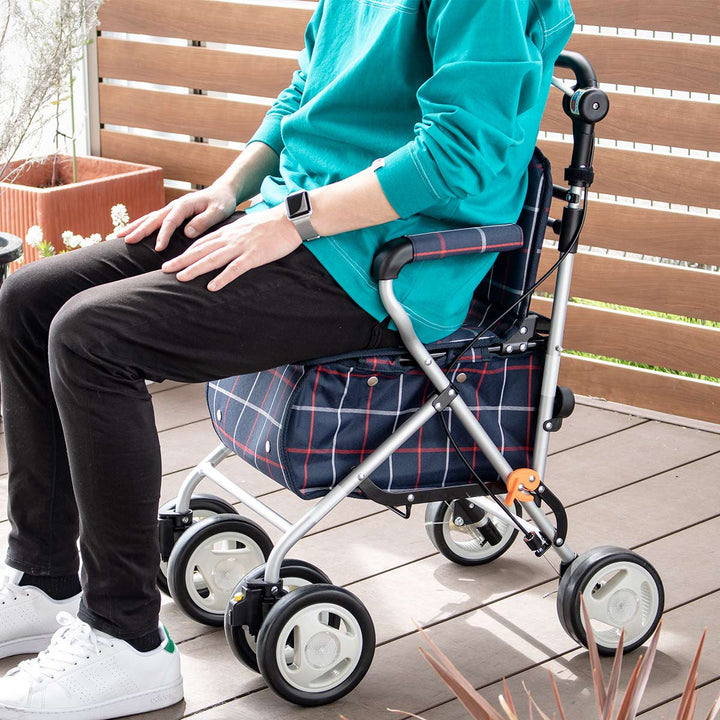 シルバーカースタンダードタイプテイコブコンパクト座れる幸和製作所