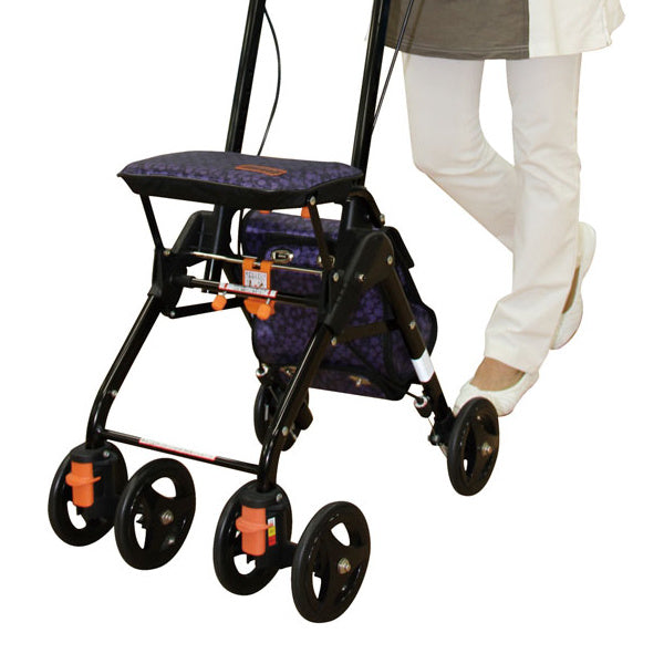 シルバーカーティコブナノンアルミ製コンパクト座れる幸和製作所