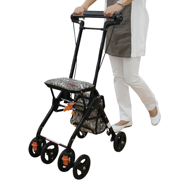 シルバーカーティコブナノンアルミ製コンパクト座れる幸和製作所