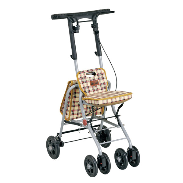 シルバーカーパインウォーカーアルミ製コンパクト座れる幸和製作所おしゃれ