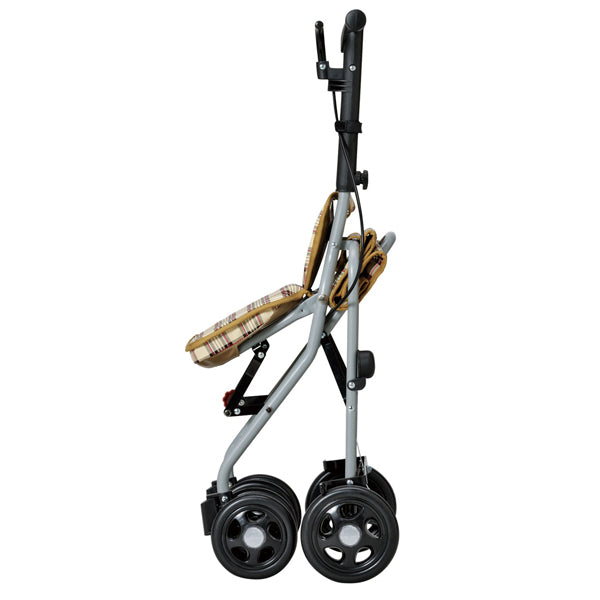 シルバーカーパインウォーカーアルミ製コンパクト座れる幸和製作所おしゃれ