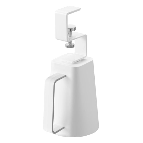 山崎実業MIST洗面戸棚下マグネット取っ手付きタンブラーホワイトミスト