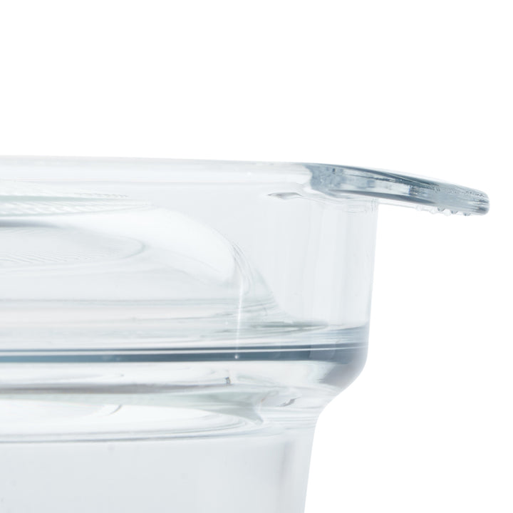 電子レンジ調理鍋18cm耐熱ガラス製デリッシュライフ耐熱ガラスマルチポット