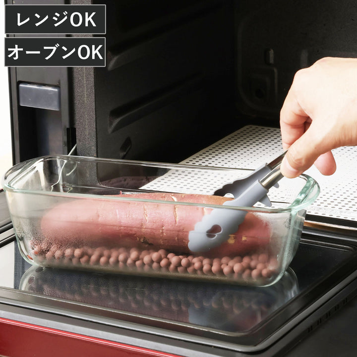 焼きいもポット耐熱ガラス製デリッシュライフ発熱セラミックボール付