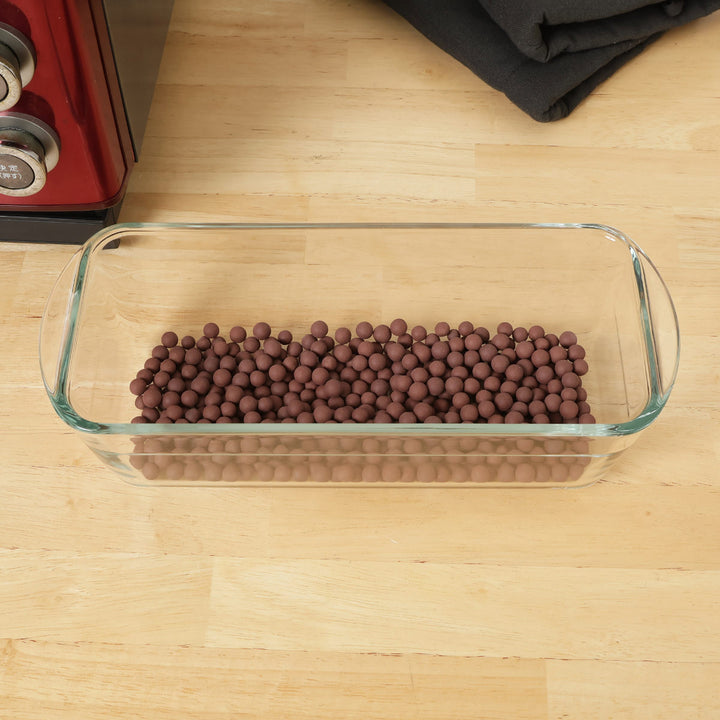 焼きいもポット耐熱ガラス製デリッシュライフ発熱セラミックボール付