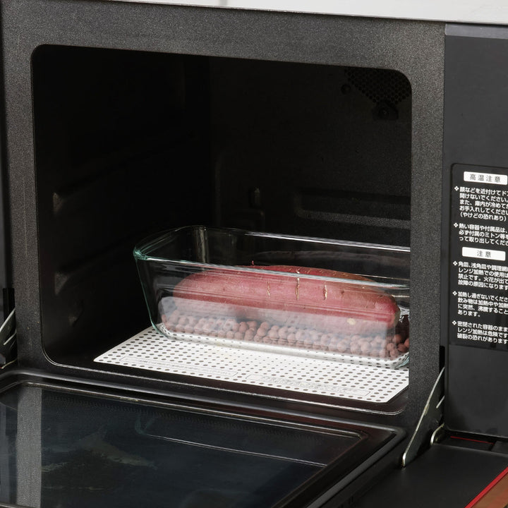 焼きいもポット耐熱ガラス製デリッシュライフ発熱セラミックボール付