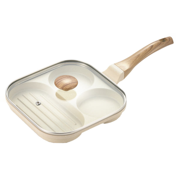 フライパントリプルパンガス火専用ガラス蓋付