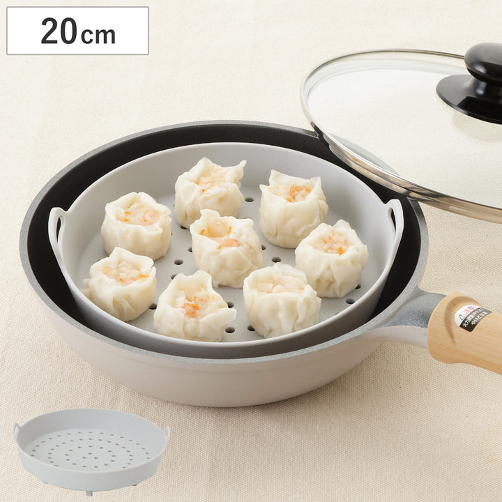 蒸し皿お手軽シリコン蒸し皿20cm以上用デリッシュライフ