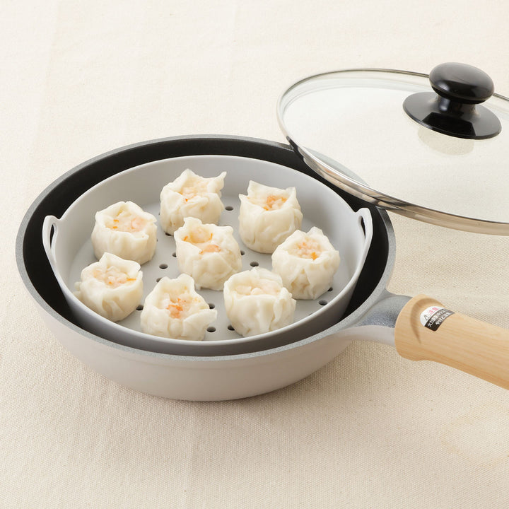 蒸し皿お手軽シリコン蒸し皿20cm以上用デリッシュライフ