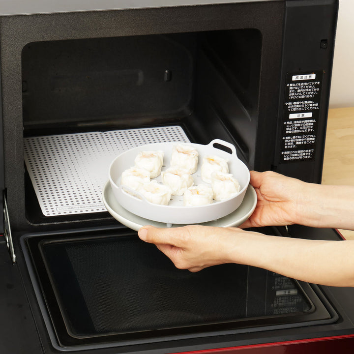 蒸し皿お手軽シリコン蒸し皿20cm以上用デリッシュライフ