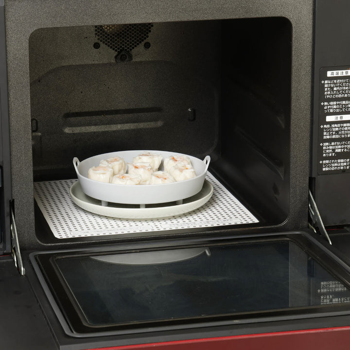 蒸し皿お手軽シリコン蒸し皿20cm以上用デリッシュライフ