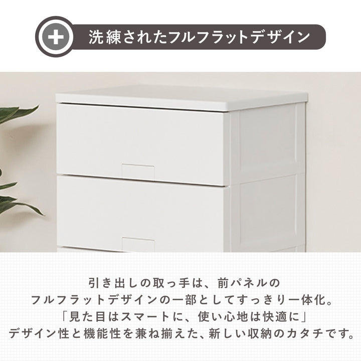 チェストフィッツチェストフルフラット75055段幅75×奥行41×高さ105cm