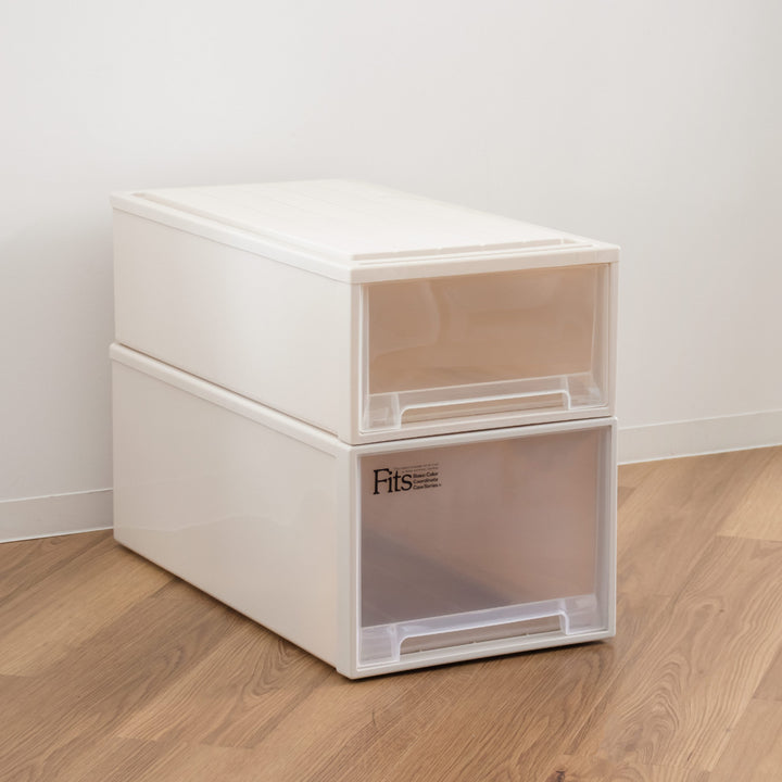 収納ケースFitsケースに積み重ねられるビュートケースワイドW-23引き出し押入れ