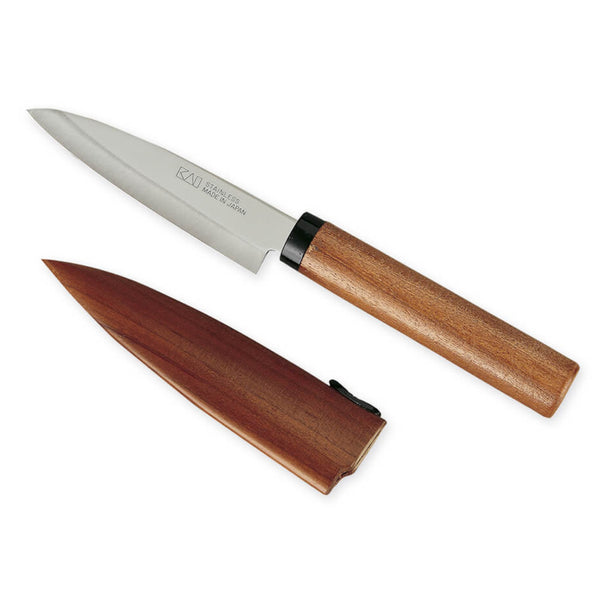 ペティナイフ果物ナイフサヤ付きフルーツナイフ木鞘