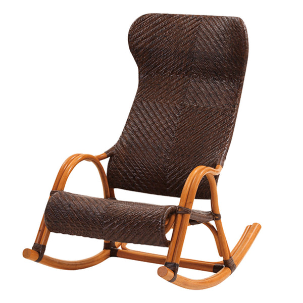 籐ロッキングチェアラタン家具WAHOO座面高42cm