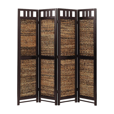 衝立 スクリーン 4連 アジアン家具 Banana Leaf 高さ160cm