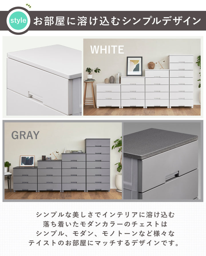 チェストフィッツチェスト75077段Fits幅75×奥行41×高さ144cm