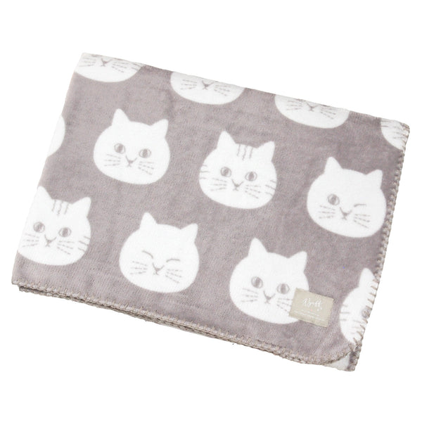 ブランケットにゃふにゃふ100×150cmネコ