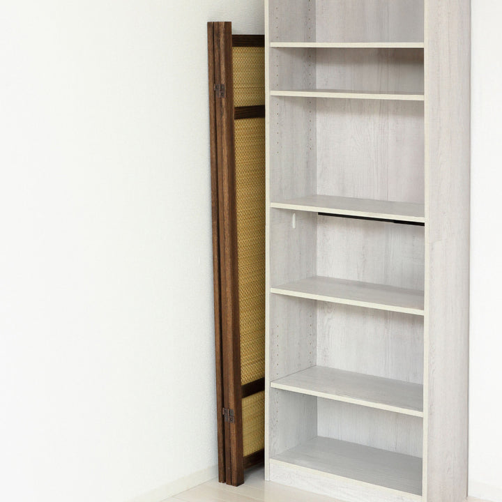 衝立高さ152.5cm3連焼桐い草360度調節完成品