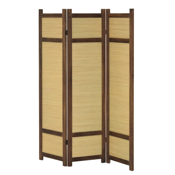 衝立高さ152.5cm3連焼桐い草360度調節完成品