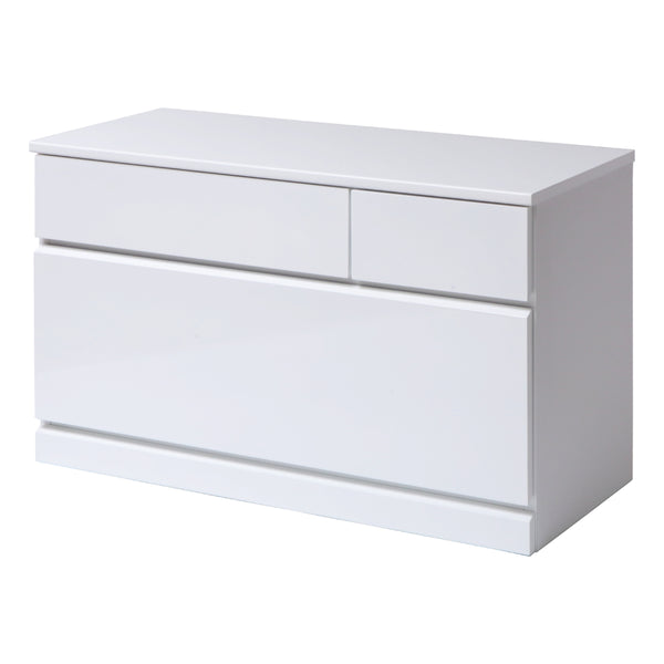 ローチェスト幅89.5cm鏡面仕上げ完成品