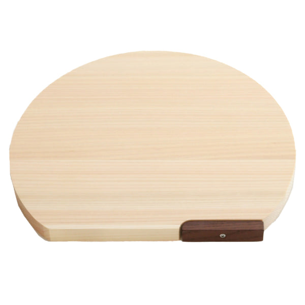 まな板30cmかまぼこ型ひのきスタンド付き日本製