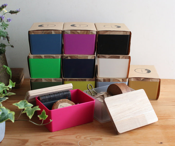 収納ボックスKITOHAKOふた付き小物入れ幅15×奥行11×高さ8cm日本製