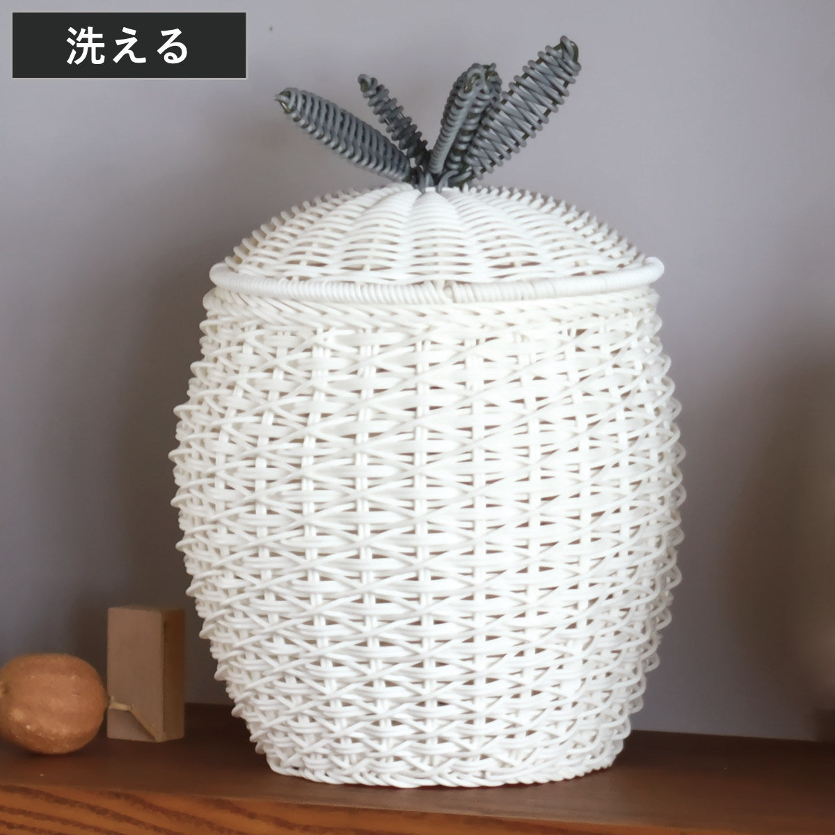 小物入れ バスケット 直径22.5cm フルーツシェイプバスケット