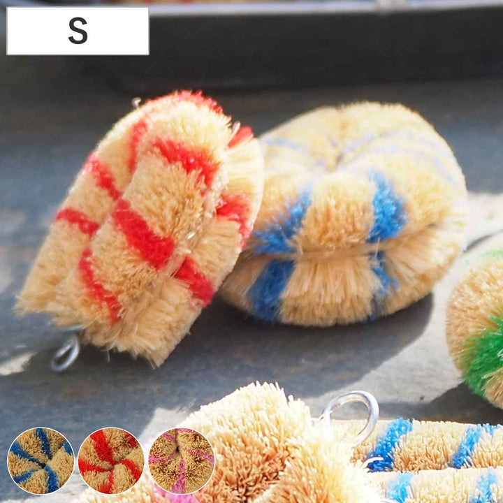 たわし亀の子束子日本製シマシマミニミニサイズコンパクト