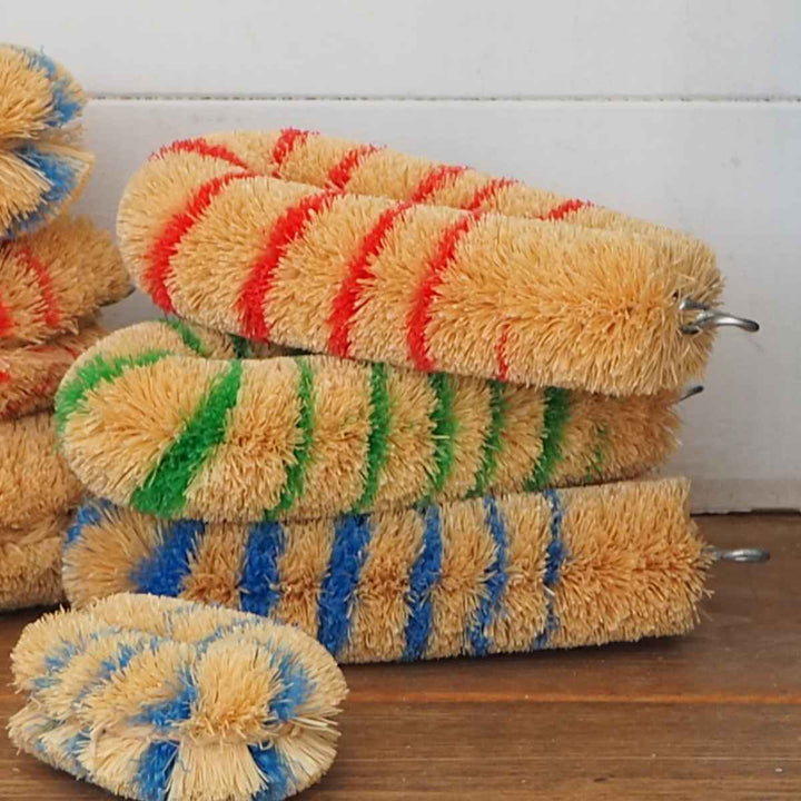 たわし亀の子束子日本製シマシマロングコンパクト