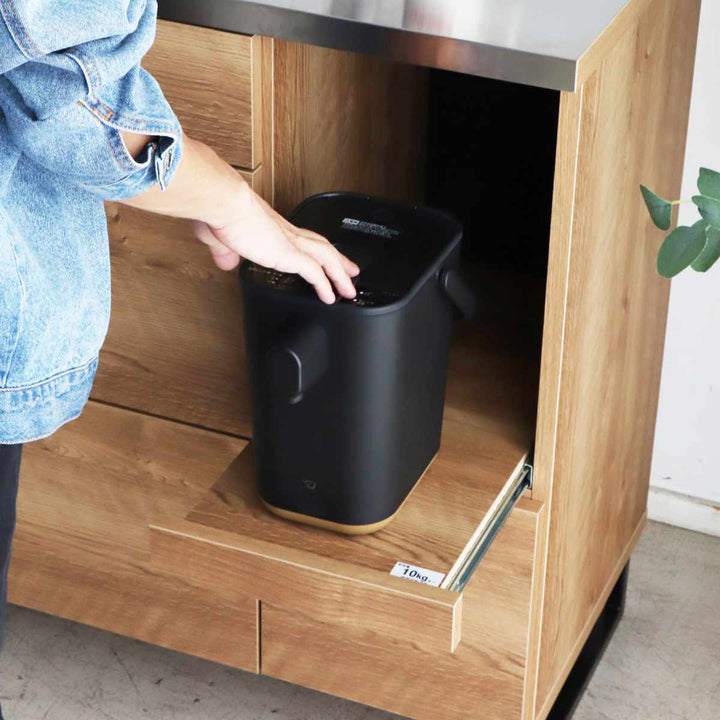 キッチンカウンター幅104.7cmステンレス天板木目調日本製完成品