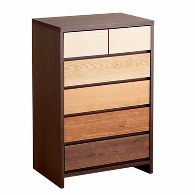 チェスト 5段 幅60cm 木目調 日本製