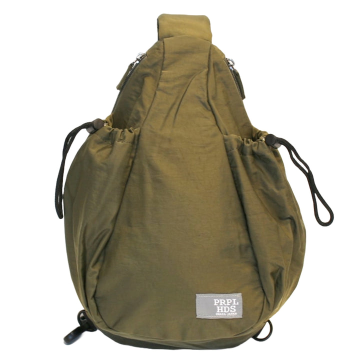 ボディバッグOSAMPOしわナイロンWボトルボディバッグ