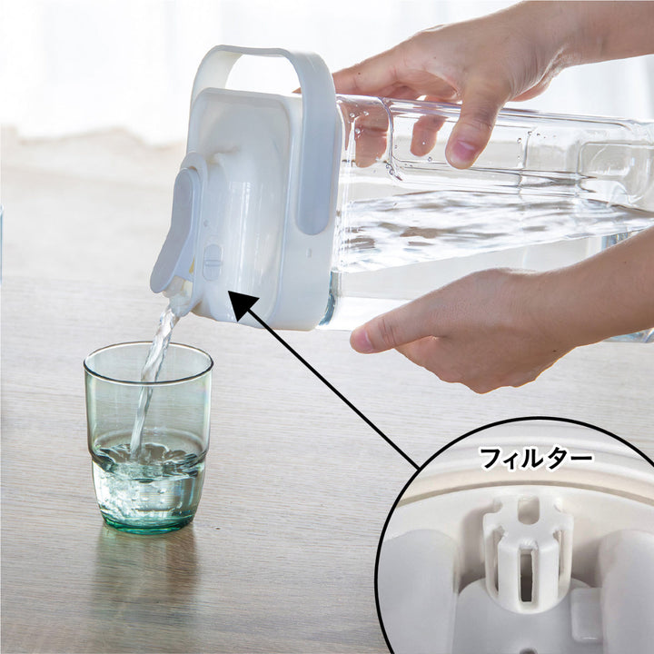 ピッチャー3.5L冷蔵庫に入れたまま注げるジャグMEGATANK