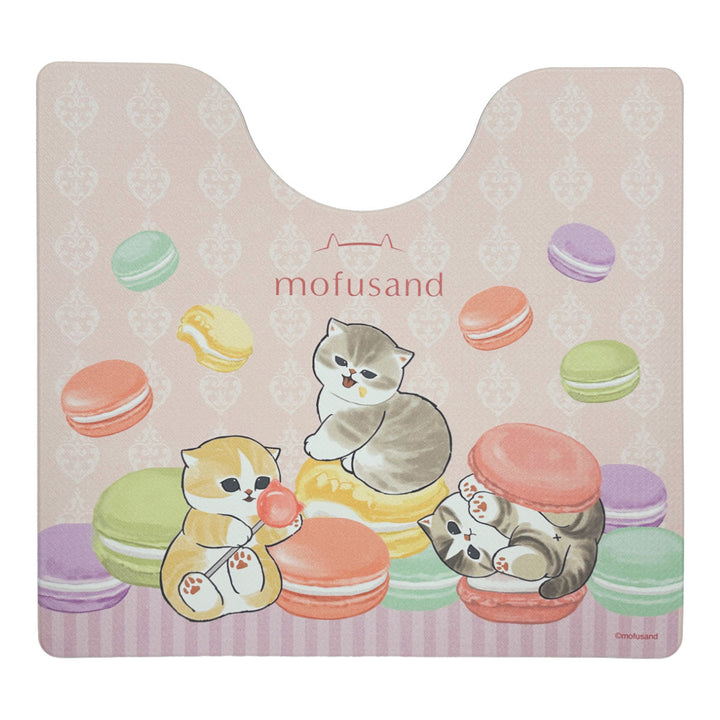 トイレマットPVC55×60cmモフサンド