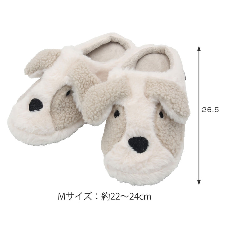 スリッパMサイズ22～24cmイヌスリッパペリトペラソ