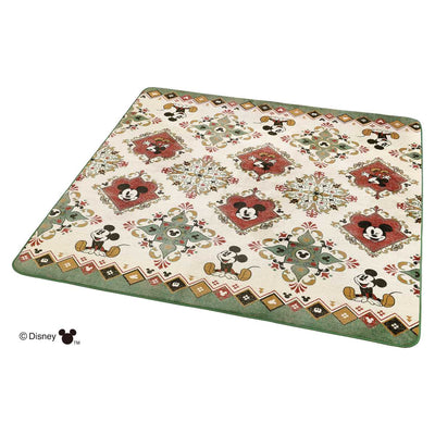 ラグ 180×180cm ミッキーマウス フランネル